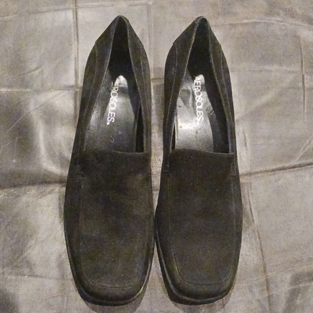 Aerosoles Women's Black Heeled Shoes Size 8 US